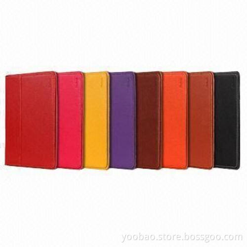 Executive Leather Case, Fits for iPad 3, Comes with Sleep/Wake-up and Stand-up Functions